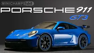 MINICHAMPS 64 is back! Porsche 911(992) GT3, Shark Blue. Unboxing and Review!