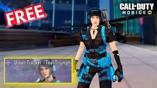 *FREE* Urban Tracker Teal Triumph Gameplay in COD Mobile Season 5 2024 | Cod Mobile Season 5 2024