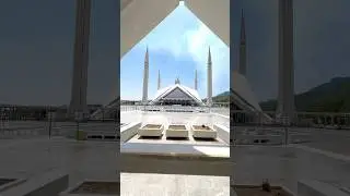 Faisal Mosque View 😍 #faisalmosque #islamabad #views #love
