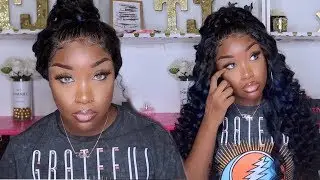 HALF UP HALF DOWN TUTORIAL ON CLOSURE | NO FRONTAL NEEDED|  HAIRSMARKET