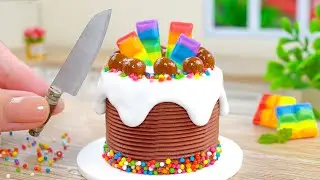 CHOCOLATE CAKE 🍫🎂 Sweet Miniature Chocolate Cake Decorating 🎂 Yummy Miniature Cake Recipe