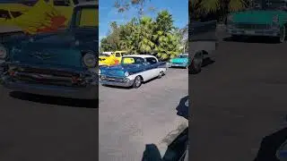 Tri-Fives rolling at the Quarantine Cruise So Cal #chevy #trifivechevy #55chevy #56chevy #57chevy