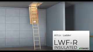 FAKRO LWF Fire-Rated Wooden Attic Ladder | Step-by-Step Installation Guide