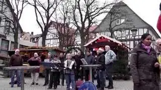 Weihnachtsmarkt am 4.12. 2011 in Wolfhagen mit dem Shantychor Ippinghausen, von tubehorst1