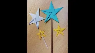 How to make paper star and Wand