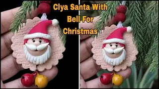 Christmas Clya Santa Keychain Craft / Clya Christmas craft / Clay craft ideas / Santa Craft Ideas
