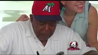 Minnesota Twins legend Tony Oliva visits Hammond Stadium