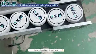 CX-SXT Automatic Top & Bottom Labeling Machine | Dual-Side Labeler