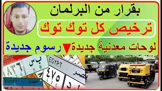 مجلس النواب يوافق نهائيًا على ترخيص الـ توك توك ورفع رسوم اللوحات المعدنية الجديدة