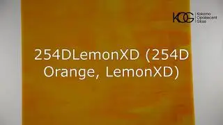 Sheet Glass: 254DLemonXD (254D Orange, LemonXD) Smooth