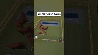 small horse farm - Mini Block Craft