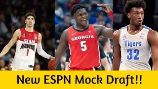 2020 NBA Draft | LaMelo Ball, James Wiseman, Anthony Edwards! ESPN Drops Mock Draft (LET'S DISCUSS!)