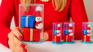 Handmade Holiday Magic: Snowman & Gift Dome Delight☃️🌲