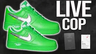 Live Cop :  Off White AF 1 'Green Spark' SNKRS PASS ! Concept NFT Dunk Drop & Much More!