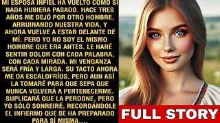 Mi esposa infiel ha vuelto como si nada hubiera pasado. Hace tres años, ella me dejó por otro...