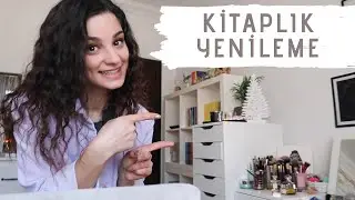 IKEA GÖRSE AĞLARDI 😁 Eski Kitaplığımı Yeniledim, 1 Kitaplıktan 2 Kitaplık Yaptım! 🛠
