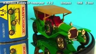 Matchbox1968  Models Of Yesteryear   Y 9 2  Simplex 1968    E box  #adultdiecast