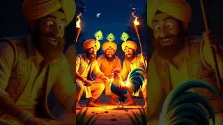 Chamatkari Murga V/S Chacha Chaudhary #ai #story #monkey#child #shorts   #cartoon #ganesh #horror