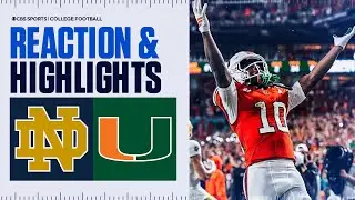 Miami Hurricanes get MASSIVE WIN against Notre Dame in Week 1 | Highlights & Reaction