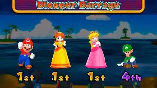 Mario Party 9 MOD Minigame Battle: Mario vs Daisy vs Luigi vs Peach