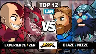 Experience & Zen vs Blaze & Neeze - Top 12 - Brawlhalla World Championship 2024 - LAN 2024