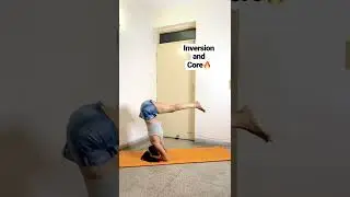 Inversion n core! #shorts #yogalife #bodymindsoul #yogaflow #yogapractice #subscribe #strong #asanas