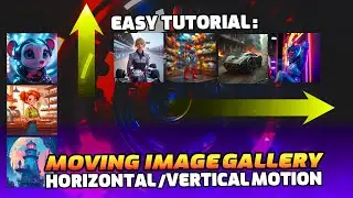 Create Stunning Scrolling Photo Galleries in Premiere Pro (EASY,NO PLUGIN)  #gallery #edit #diy