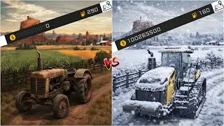 0 $ против 100265500 $ денег в FS18! Сбор урожая пшеницы в Farming Simulator 18 | Таймлапс FS18 #...