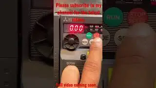 Mitsubishi D700 VFD | VFD | Mitsubishi | BOSS Vlogs