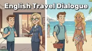 English Travel Dialogue | Hotel & Beach Conversations