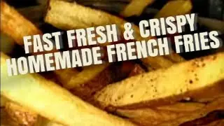 BEST FRENCH FRY RECIPE / HOW TO MAKE HOMEMADE FRENCH FRIES ,