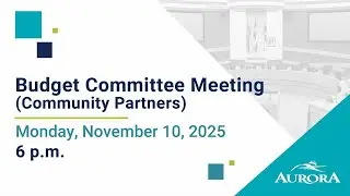 November 10, 2025 Budget Committee Meeting