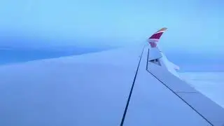 Iberia a350 landing LHR