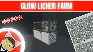 Minecraft Java - Glow Lichen Farm - Super Simple!!