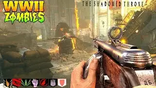 THE SHADOWED THRONE FIRST PLAYTHROUGH! - WW2 Zombies Easter Egg Hunt