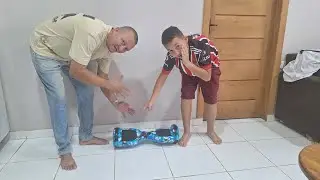 ANDEI PELA PRIMEIRA VEZ DE HOVERBOARD MAS O GUILHERME! E DEU RUIM!!
