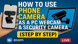How to Use Phone Camera as a PC Webcam & Security Camera (Step by Step)