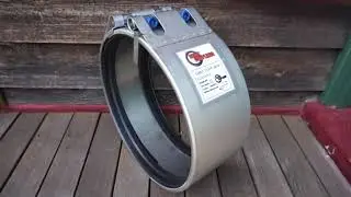 355.6mm pipe coupling by Orbit Couplings Australia