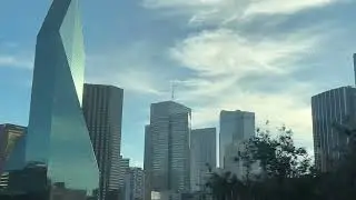 Driving through Dallas Downtown #travel #traveling #texas 