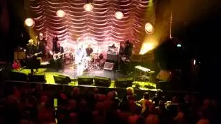 Geir Sundst&oslash;l plays the guitar with Young Neils