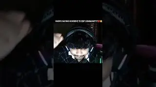 VASIYO SAYING GOODBYE TO ESPORTS COMMUNITY ? 💔 #freefire #tournament #shortvideos #viralshorts #tsg