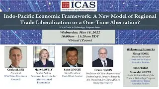 Indo-Pacific Economic Framework: A New Regional Trade Liberalization Model or One-Time Aberration?