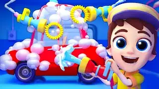 Learn Colors | Wash the Cars | Kids Songs by Nomad Kids