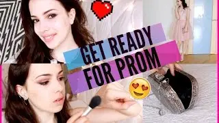 GRWM for PROM:MAKEUP+HAIR+OUTFIT