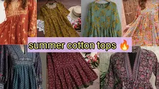 New summer cotton tops design 💝💝|| latest cotton tops for girls 🔥🔥#trend #top #fashion