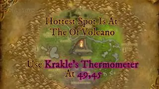 Finding the Source - Krakle's Thermometer - Find the hottest area of Fire Plume Ridge