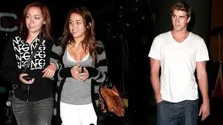 Their First Date! Miley Cyrus And Liam Hemsworth Catch A Movie At City Walk [2009]