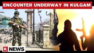 J&K: Security Forces Eliminate Terrorist In Kulgam; Another Trapped | Encounter Underway