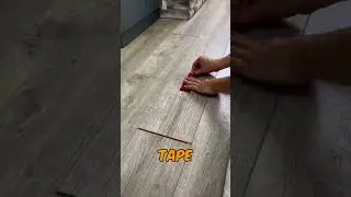 Simple trick to fill in the gap in the floor!