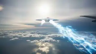 UFO Flying Alongside Commercial Jet | No Copyright 4K